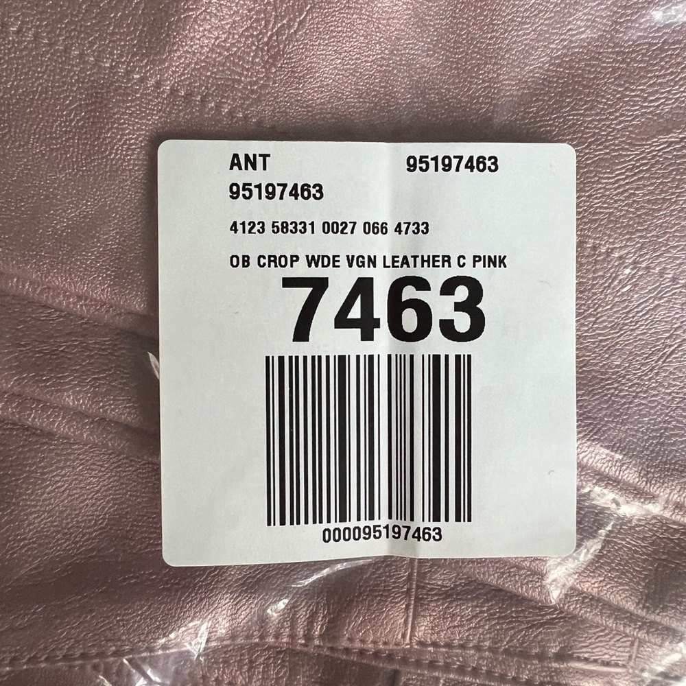 NWT ANTHOPOLOGIE Colette Cropped Wide-Leg Pants by Maeve: Metallic Faux-… - Picture 6 of 7